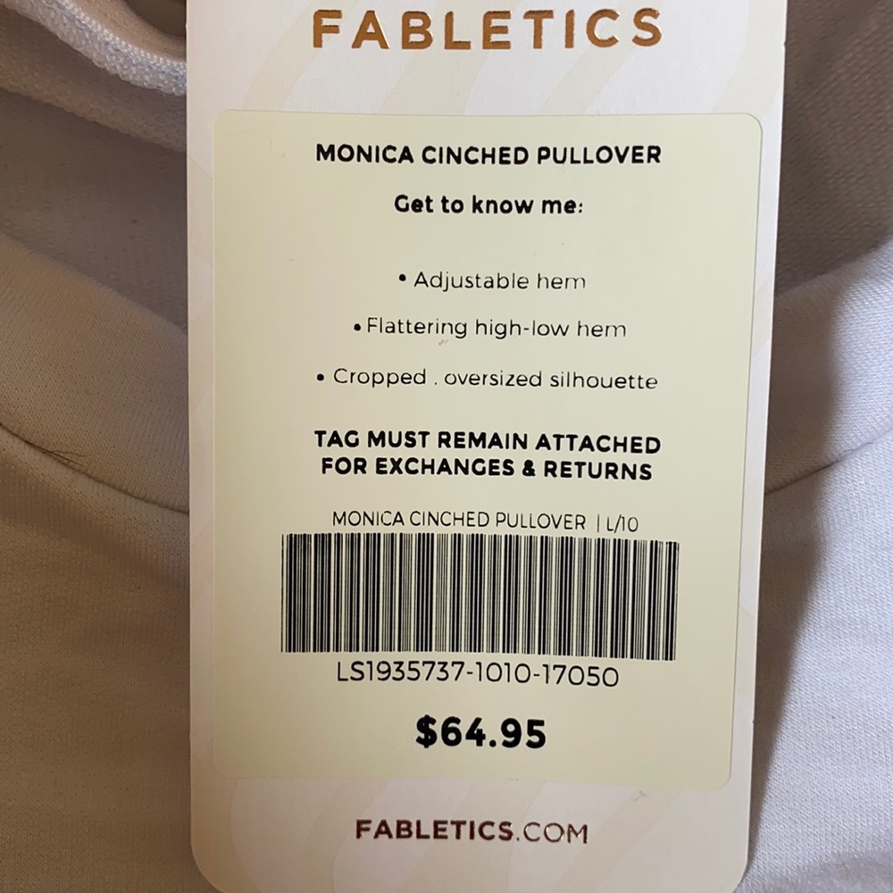 Fabletics Monica cinched pullover